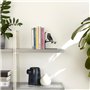 Balvi Serre-Livres Book Guard Couleur Noir Support de Livres pour étagère en Forme de Hibou Amusant p