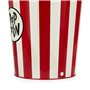 Balvi Corbeille à Papier Popcorn Couleur Rouge et Beige Les papiers simulent du Pop-Corn Métal