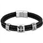 LOTUS STYLE Femme Acier Asscher Zircone bleue Bracelet