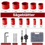 Lot de Scies Cloches pour Aluminium
