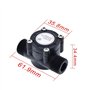 ARCELI YF-S201 1-30L / min Compteur de débit/capteur de débit d'eau Contrôle du débit d'eau Commutateur de débit d'eau Compteur 