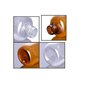 ericotry Lot de 3 flacons souples vides en plastique avec bouchon à rabat noir pour maquillage, huile essentielle, eau, shampooi