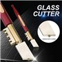 Outil de coupe de verre, coupe de verre diamant très résistant pour couper du verre jusqu'à 8 mm d'épaisseur – Snapper en laiton