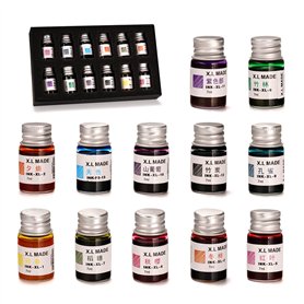 AOKUY – Lot de 12 encres de calligraphie colorées Pour écriture