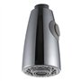 Deux Fonctions Robinet Cuisine Remplacement Extractible pour Douchette Evier Cuisine tête de pulvérisation en Chrome 1/2" L'inte