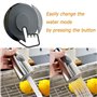 Deux Fonctions Robinet Cuisine Remplacement Extractible pour Douchette Evier Cuisine tête de pulvérisation en Chrome 1/2" L'inte