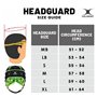 Gilbert- Air Black/Green Casque de Rugby Mixte, Noir/Vert, M