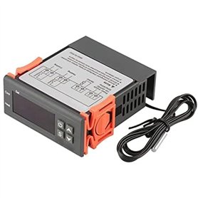 ARCELI Contrôleur de température numérique AC 110V-220V Fahrenheit/Centigrade Modes de Chauffage/Refroidissement par Thermostat