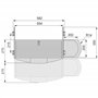 EMUCA 3196621 Support Porte-Clavier extractible avec Plateau auxiliaire pour la Souris, Gris