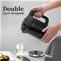 Aigostar Aubery - Bouilloire Électrique en Acier Inoxydable 1,7 L de capacité et 2200 W, Double Paroi Cool Touch, Intérieur inox