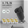 Aigostar Aubery - Bouilloire Électrique en Acier Inoxydable 1,7 L de capacité et 2200 W, Double Paroi Cool Touch, Intérieur inox