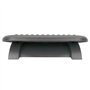 PrimeMatik - Repose-Pieds avec Plateau réglable en Plastique Noir 448 x 335 mm