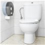 PrimeMatik - Porte-Rouleau de Papier Toilette en Gros. Distributeur Industriel Noir en Rouleau 268x123x273mm