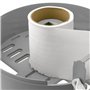 PrimeMatik - Porte-Rouleau de Papier Toilette en Gros. Distributeur Industriel Noir en Rouleau 268x123x273mm