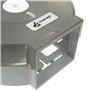 PrimeMatik - Porte-Rouleau de Papier Toilette en Gros. Distributeur Industriel Noir en Rouleau 268x123x273mm