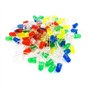 OcioDual Kit de 50 Diodes LED 5mm Blanc Bleu Jaune Rouge Vert pour Arduino Raspberry