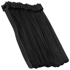 OcioDual Lot de 50 Serres Câbles Autoagrippantes Noir Réglables Réutilisables pour Attacher Organiser Câble Maison Bureau