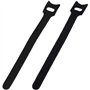 OcioDual Lot de 50 Serres Câbles Autoagrippantes Noir Réglables Réutilisables pour Attacher Organiser Câble Maison Bureau