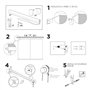Blindecor Ara | Store enrouleur translucide uni - Blanc cassé, 100 x 250 cm (largeur x hauteur) | Taille du tissu 97 x 245 cm | 