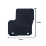 Set de tapis de voitures OCC Motorsport OCCFD0027 FORD KUGA I 5 Pièces