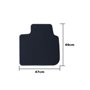 Set de tapis de voitures OCC Motorsport OCCFT0048 FIAT MAREA 5 Pièces