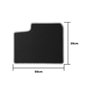 Set de tapis de voitures OCC Motorsport OCCFT0004YE FIAT 500L 5 Pièces