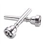 Kuylive Lot de 3 embouchures de trompette (3C, 5C, 7C) avec silencieux de trompette d'entraînement léger en aluminium pour Yamah
