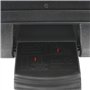 PrimeMatik - Repose-Pieds avec Plateau réglable en Plastique Noir 460 x 340 mm Gomme 3 Niveaux