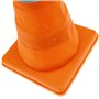 PrimeMatik - Cône de signalisation avec réflecteur et Balise Repliable de 32 cm