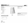 Monza Obrerol Tablier d'hôtellerie professionnel court avec poche multi-compartiments. Vêtements pour caméra/caméra. Réf: 6410 P