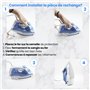 Anakel Home Semelle Portemanteau pour Fer à Repasser Universelle Compatible avec Tous Types de Tissus | Semelle Antidérapante An