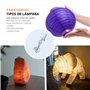 HALOTEC Câble pour lampe à sel | Câble avec interrupteur | Câble d'alimentation électrique de 1,2 mètre avec support de lampe | 