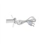 HALOTEC Câble pour lampe à sel | Câble avec interrupteur | Câble d'alimentation électrique de 1,2 mètre avec support de lampe | 