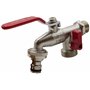 RIEGOLUX 303300 Robinet de Jardin en Laiton avec raccord Rapide