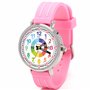Kiddus Montre Bracelet Éducative pour Enfants. Analogique avec Exercices. Mécanisme en Quartz Japonais. English Version. Pink