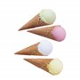 JOCCA - Sorbetière avec Bol de Congélation | Machine à Glace, Sorbets et Granités en 20 minutes | Capacité de 0,9 Litres | Glace