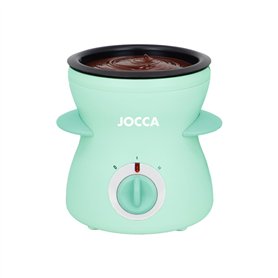 Jocca Machine à Fondue 350ML avec Bol Antiadhésif et 4 Fourchettes