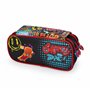 office box Colorline Trousse triple design avec grands compartiments intérieurs avec fermeture éclair individuelle, multicolore,