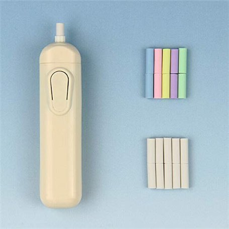 SUPERTOOL Gomme électrique portative automatique en caoutchouc avec 20 recharges de gomme