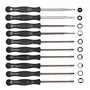 Hippotech 10 pcs Outil de réglage du carburateur Kit de tournevis pour carburateur à 2 cycles commun Réglage du petit carburateu