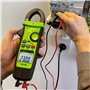 KPS Pince Ampèremétrique TRMS avec Bluetooth pour applications Solaires Tension jusqu'à 1500VAC/2000VDC Courant AC/DC 600A et 40