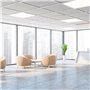 B·LED BARCELONA LED - Panneau LED slim 60 x 60 cm Éclairage de Plafond - Driver - 44 W - UGR19 - Blanc neutre