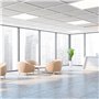 B·LED BARCELONA LED - Panneau LED slim 60 x 60 cm Éclairage de Plafond - Driver - 44 W - UGR19 - Blanc neutre