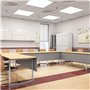 B·LED BARCELONA LED - Panneau LED slim 60 x 60 cm Éclairage de Plafond - Driver - 44 W - UGR19 - Blanc neutre