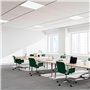B·LED BARCELONA LED - Panneau LED slim 60 x 60 cm Éclairage de Plafond - Driver - 44 W - UGR19 - Blanc neutre