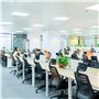 B·LED BARCELONA LED - Panneau LED slim 60 x 60 cm Éclairage de Plafond - Driver - 44 W - UGR19 - Blanc neutre