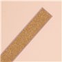 Craftelier - Règle métallique de 45 cm (18") | Couleur rose avec chiffres blancs | Base en liège et fabriquée en acier inoxydabl