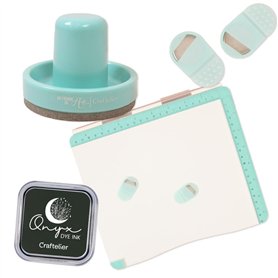 Craftelier - Kit d'estampage de timbres pour projets de bricolage et scrapbooking | Comprend une plate-forme d'estampage