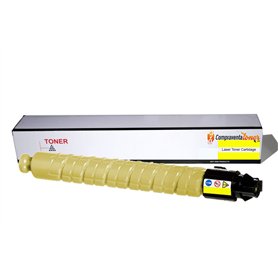 Compatible avec la marque RICOH modèle RICOH Aficio MP-C306/MP-C307/MP-C406/MP-C407 Jaune Cartouche de toner générique - Remplac