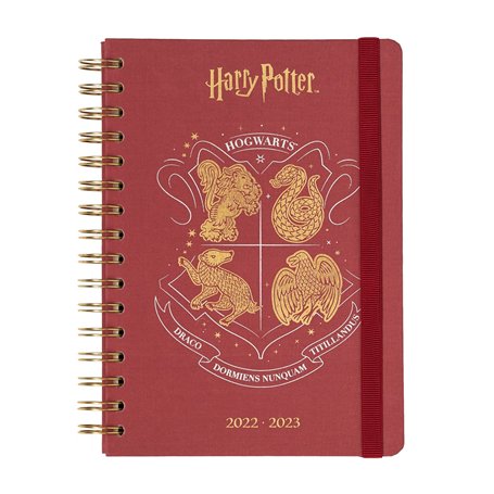 Grupo Erik - Agenda Scolaire 2022/2023 Harry Potter | Agenda Semainier - Août à Juillet | Fournitures Scolaires